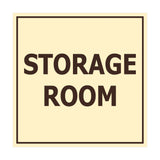 Signs ByLITA Square Storage Room Sign