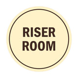 Signs ByLITA Circle Riser Room Sign