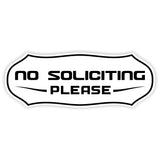Stylish No Soliciting Sign