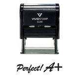 Perfect A+ Teacher Self Inking Rubber Stamp