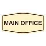 Fancy Main Office Sign
