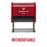 Not Negotiable Self Inking Rubber Stamp