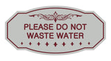 Victorian Please Do Not Waste Water Sign