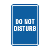 Portrait Round Do Not Disturb Sign
