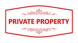 Signs ByLITA Fancy Private Property Sign