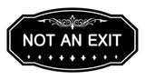 Victorian Not An Exit Sign