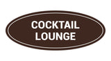 Signs ByLITA Oval Cocktail Lounge Sign