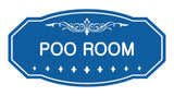 Victorian Poo Room Sign