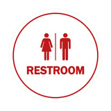 Signs ByLITA Circle All Gender Restroom Sign
