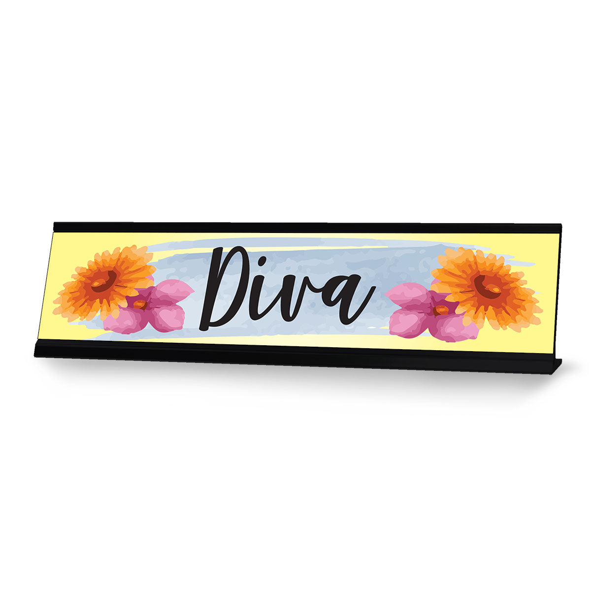 Diva, Designer Office Gift Desk Sign (2 x 8")