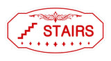 Victorian Stairs Sign