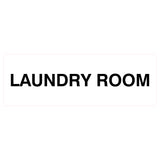 White Basic Laundry Room Door / Wall Sign