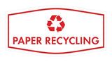 Fancy Paper Recycling Wall or Door Sign