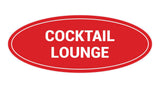 Signs ByLITA Oval Cocktail Lounge Sign