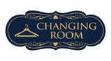 Signs ByLITA Designer Changing Room Sign with Adhesive Tape, Mounts On Any Surface, Weather Resistant, Indoor/Outdoor Use