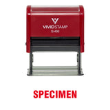 SPECIMEN Self Inking Rubber Stamp