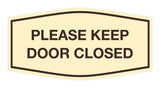 Signs ByLITA Fancy Please Keep Door Closed Sign