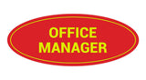 Signs ByLITA Oval Office Manager Sign