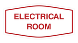 Fancy Electrical Room Sign