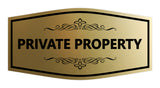 Signs ByLITA Fancy Private Property Sign