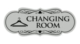 Signs ByLITA Designer Changing Room Sign with Adhesive Tape, Mounts On Any Surface, Weather Resistant, Indoor/Outdoor Use