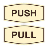 Signs ByLITA Fancy Push Pull Sign Set