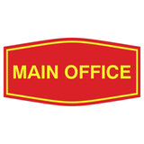 Fancy Main Office Sign