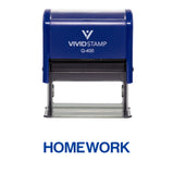 Homework Teacher Self Inking Rubber Stamp