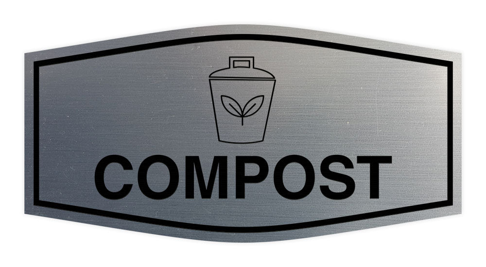 Fancy Compost Wall or Door Sign – Pacific Sign and Stamp