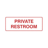 Signs ByLITA Standard Private Restroom Sign