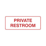 Signs ByLITA Standard Private Restroom Sign