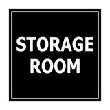 Signs ByLITA Square Storage Room Sign