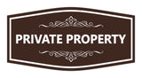 Signs ByLITA Fancy Private Property Sign
