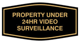 Fancy Property Under 24Hr Video Surveillance Sign