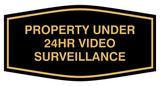 Fancy Property Under 24Hr Video Surveillance Sign