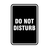 Portrait Round Do Not Disturb Sign