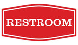 Fancy Restroom Sign