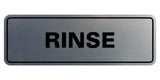 Signs ByLITA Standard Rinse Sign