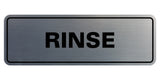 Signs ByLITA Standard Rinse Sign