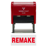 REMAKE Self-Inking Office Rubber Stamp