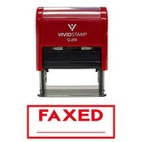 Faxed Self-Inking Office Rubber Stamp