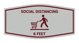 Fancy Social Distancing Sign