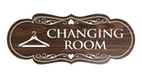 Signs ByLITA Designer Changing Room Sign with Adhesive Tape, Mounts On Any Surface, Weather Resistant, Indoor/Outdoor Use