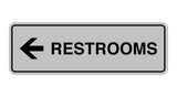 Signs ByLITA Standard RESTROOM (LEFT ARROW) Sign