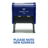PLEASE NOTE NEW ADDRESS Self Inking Rubber Stamp