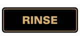Signs ByLITA Standard Rinse Sign