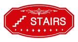 Victorian Stairs Sign