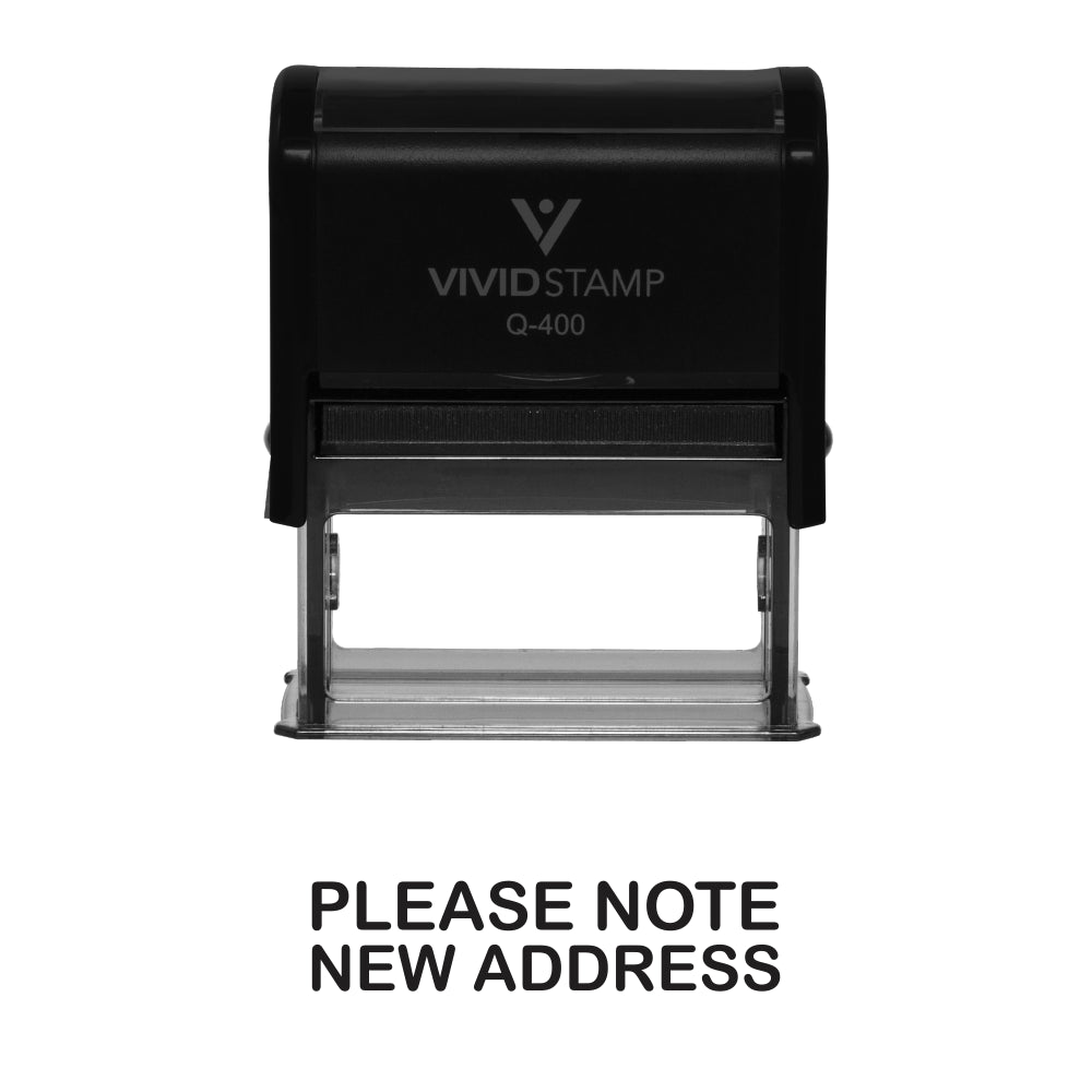 PLEASE NOTE NEW ADDRESS Self Inking Rubber Stamp