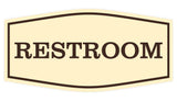 Fancy Restroom Sign