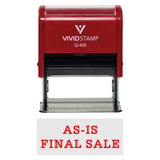AS-IS FINAL SALE Self-Inking Office Rubber Stamp